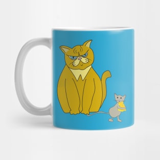 Cat and mouse Mug